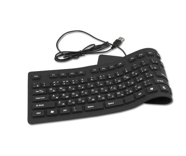 USB Wired Silicon Portable Keyboard