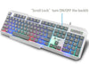 Gaming Keyboard with Colorful LED Back-light